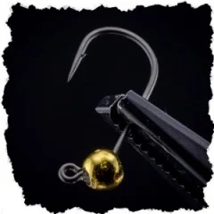 Zite Fishing Tungsten ProSharp Jighaken Set #8 Metallic 18 Angelhaken 0,3-0,7g Jigköpfe Tefloncoated in Sortierbox - Metallic-Farben mit natürlicher Wirkung