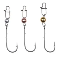 Zite Fishing Tungsten Cheburashka ProSharp Rigs Größe #4 Metallic Tungstenperle Forelle Angelhaken - Natürliche Reflexionen für scheue Räuber