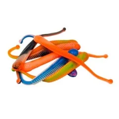 Zite Fishing Slinky Snake Schock Mix Käse 8 cm 8 St. Schlangenförmig Gummi - Schlankes Design