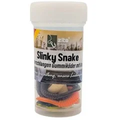 Zite Fishing Slinky Snake Allround Mix Käse 8 cm 8 St. Schlangenförmig Gummi - Dynamisches Köderspiel