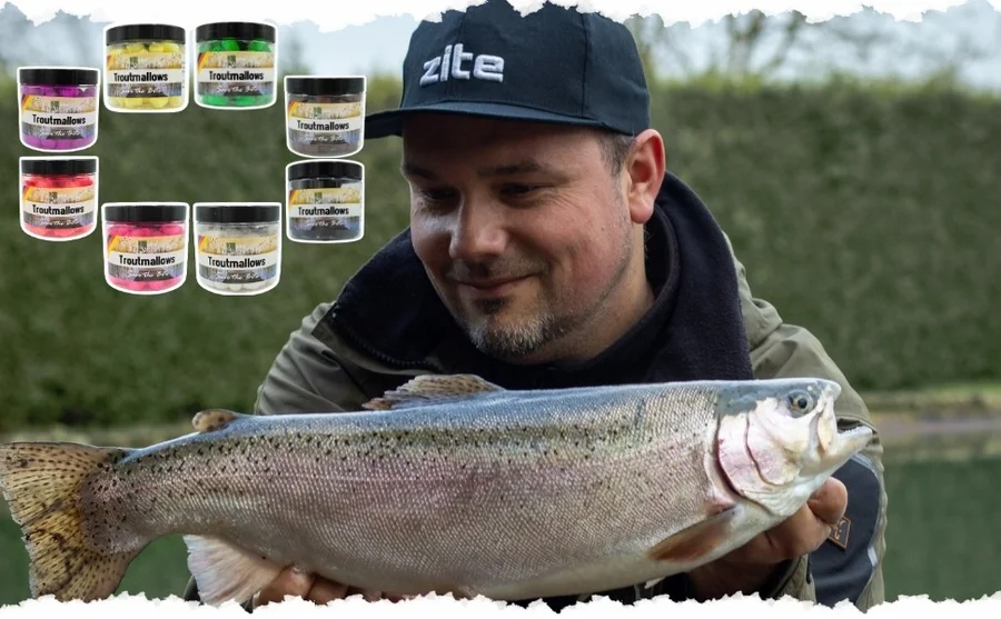 Troutmallows Angelköder Forelle Grün Käse-Aroma 40 g Zite Fishing - Unsere Troutmallows im Outdoor-Einsatz!