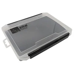 Zite Fishing Tackle Box 25,5 x 19,5 x 3,5 cm 3 Boxen im Set mit Durchgehender EVA-Schaum-Einlage Geschlitzt - Robuste Scharnier-Verschlüsse für zuverlässigen Halt