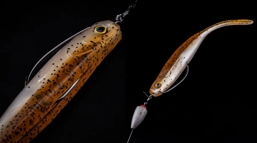 Zite Fishing Inzite Pinshad Lime Bomb 12,5 cm – UV-aktiver Gummiköder Pintail für Zander & Barsch, 5 Stück - Präzise Montagehilfe im Rücken