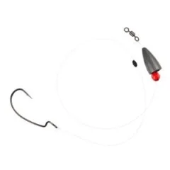 Creature Bait Starterset - Inzite Craw & Braw je 3 Farben mit GRATIS Drop Shot, Texas & Carolina Rig-Montagen - Einsatzbereite Montagen