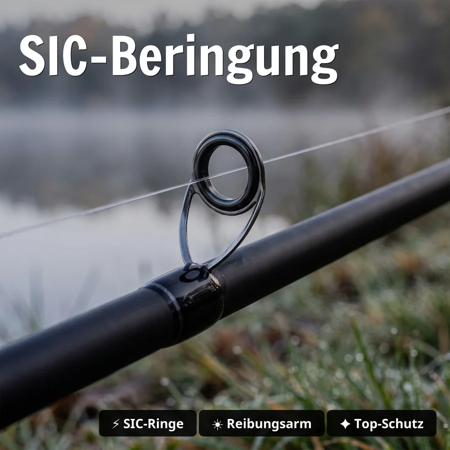 Zite Fishing Tele Trout 3306 Carbon 330cm Forellenrute Allround 10-40g Teleskoprute - SIC-Beringung