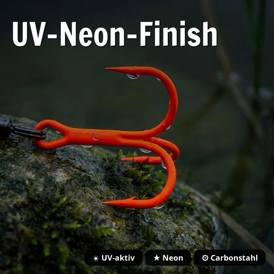 Zite Fishing Variables Hechtsystem L 13cm UV Neon 5-20g - ideal für Gummiköder 21-26 cm - UV-Neon-Finish