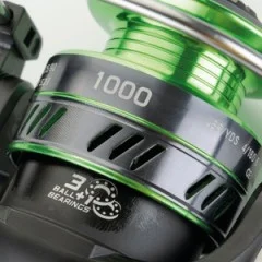 UL Forellen Gummiköder Rute 200cm - Trout Reel 1000 3+1BB - Köder - Schnur - Haken + GRATIS Kescher  - Leichtlaufspule mit 3 Kugellagern