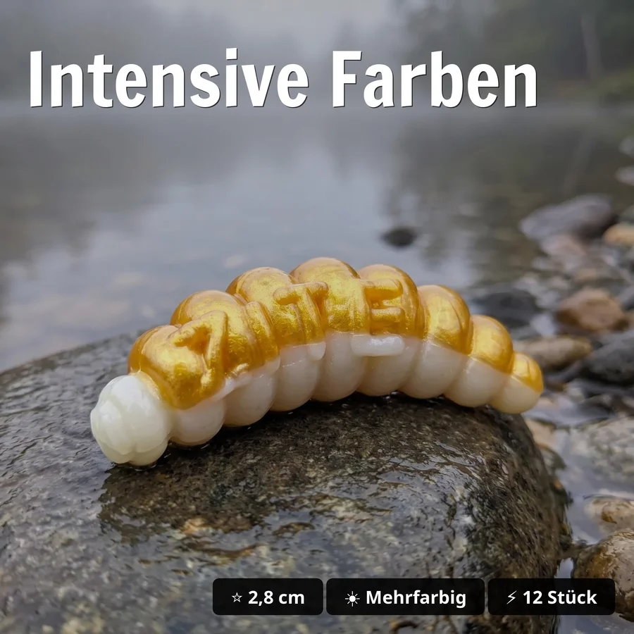 Mighty Mag Turbo Knoblauch Aroma 2,8 cm Bienenmade 12 Stück - Intensive Farben