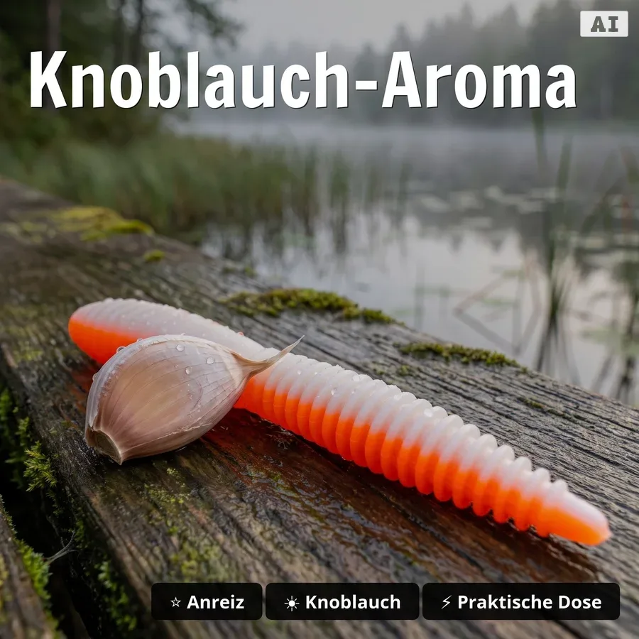 Twerky Tailer Chartreuse Knoblauch 7 cm, 8 Stück – 3in1 Gummiköder für Forelle mit Duft - Knoblauch-Aroma
