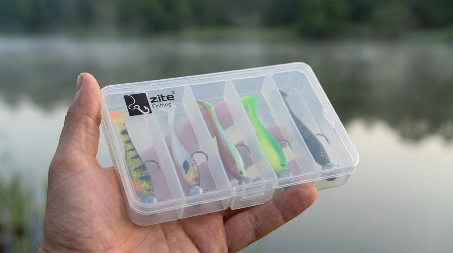 Zite Fishing Ready Rigged Pershads 8cm – 5 Gummifische fertig montiert auf Jighaken für Barsch & Zander - Barsch & Zander – jetzt