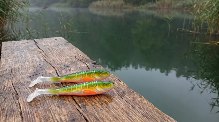 Zite Fishing Gummifisch Inzite Flanker Flashy Pike 23,5 cm – Großhecht Köder im 2er Pack - Vom Jig bis zum Stinger