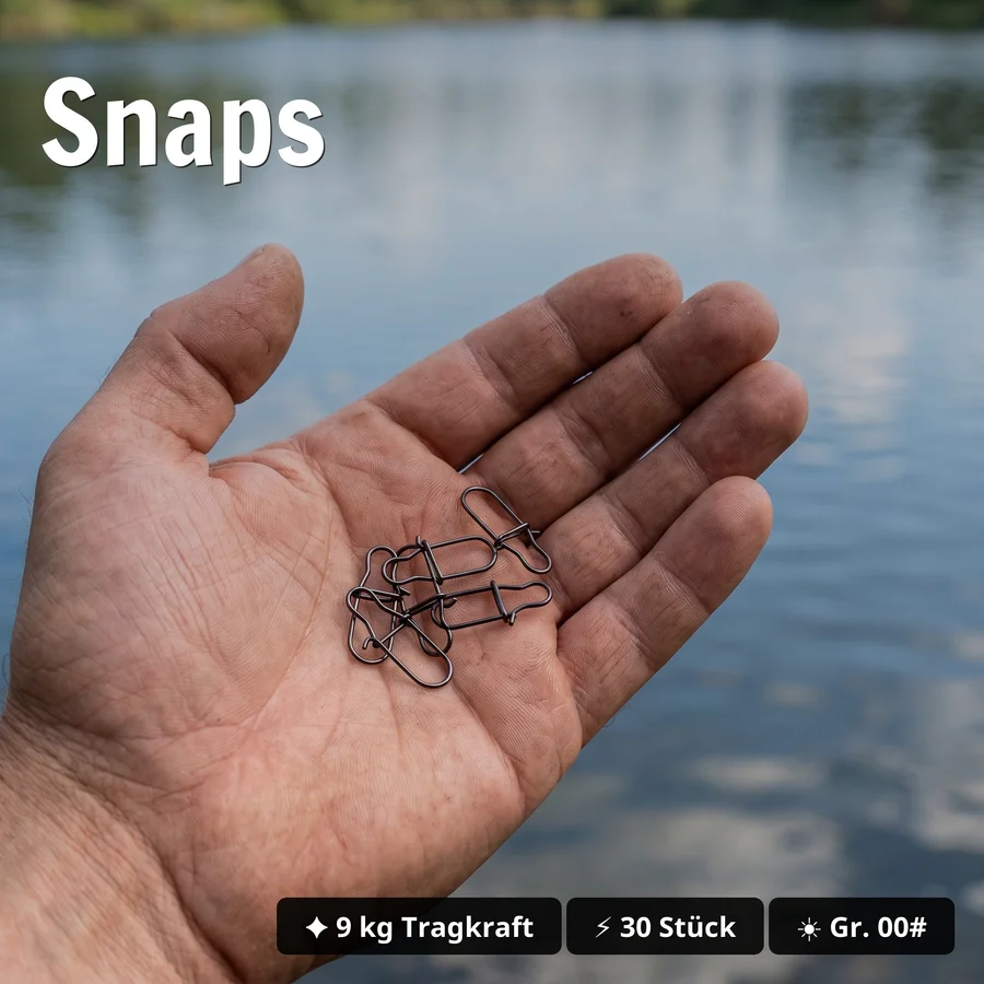 Ned Rig Bundle mit Stand Up Jigs in Blei & Tungsten sowie Snaps und Schnüre für Barsch & Zander Angeln - Snaps