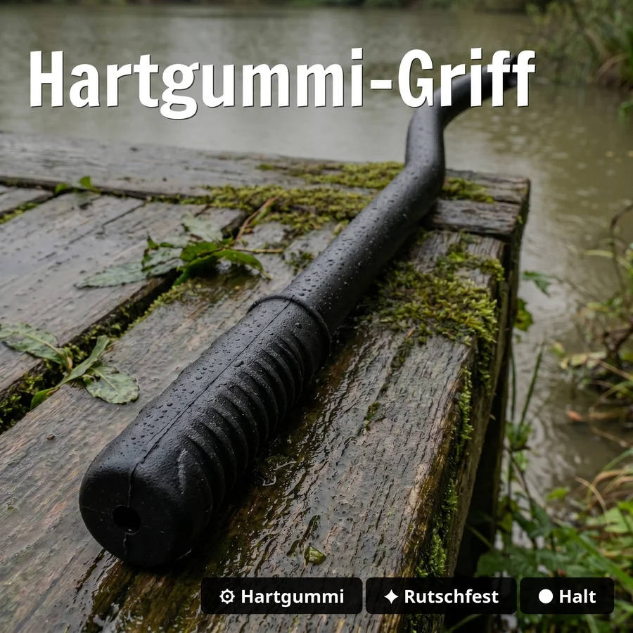 Zite Fishing Boiliewurfrohr 80 cm – Karpfen Wurfrohr zum Anfüttern - Hartgummi-Griff