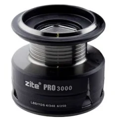 Zite Fishing Spinning Reel Pro 3000 Spinnrolle mit Frontbremse 8+1 2 Aluminiumspulen für Spinnfischen - Robuste Aluminiumspule für Flexibilität am Wasser