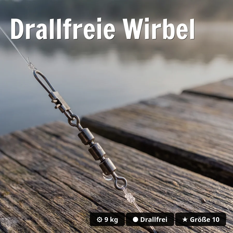 Zite Fishing Fixdrops Starterset XXL – Forellen-Set mit Bleien, Vorfachhaken, Ködern & Sortierbox - Drallfreie Wirbel