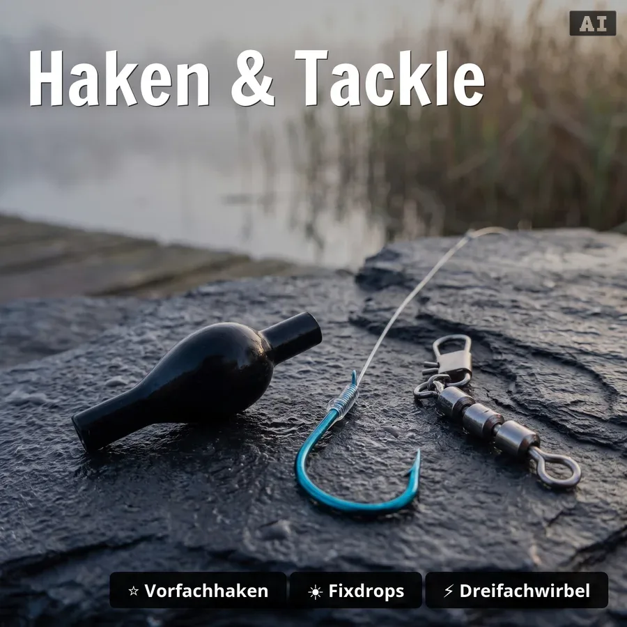 Zite Fishing Troutmallows Forellen Angelset Komplett | Rute 3,30 m + Rolle 3000 + Schnüre, Köder & Zubehör GRATIS - Haken & Tackle