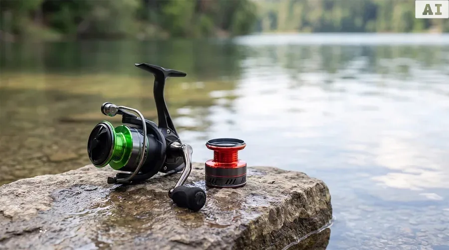 Zite Fishing XXL Troutmallows Forellenset Komplett – 2x Teleskoprute 3,30m, 2x Rolle 3000, Schnüre + Zubehör GRATIS - Vielseitig am Forellengewässer