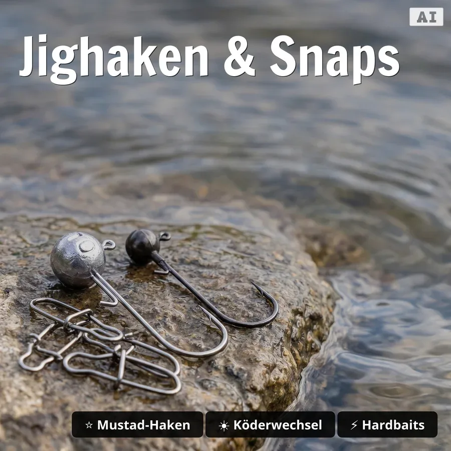 Zite Fishing Inzite Shad Starterset XXL 3 Größen – Gummifische, Tungsten & Jigheads, Skirts, Snaps & Tacklebox Zander - Jighaken & Snaps