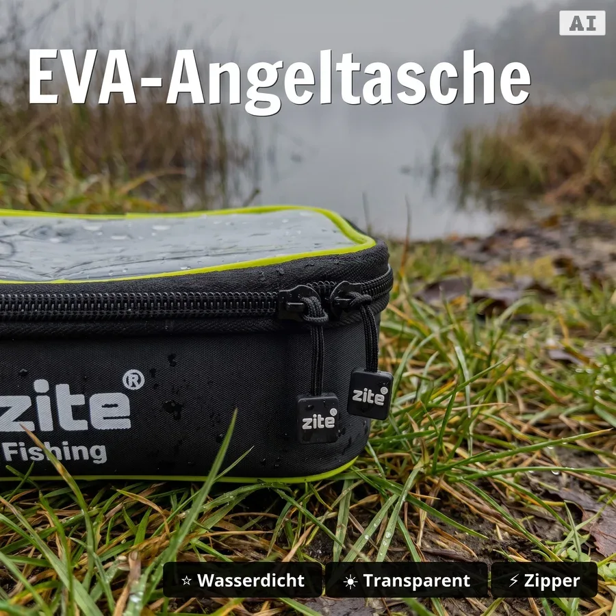 Zite Fishing Big Bait Starter-Set – Hechtköder, Hechtsysteme, Offset-Haken & 2x Window Bag GRATIS für Großhecht - EVA-Angeltasche
