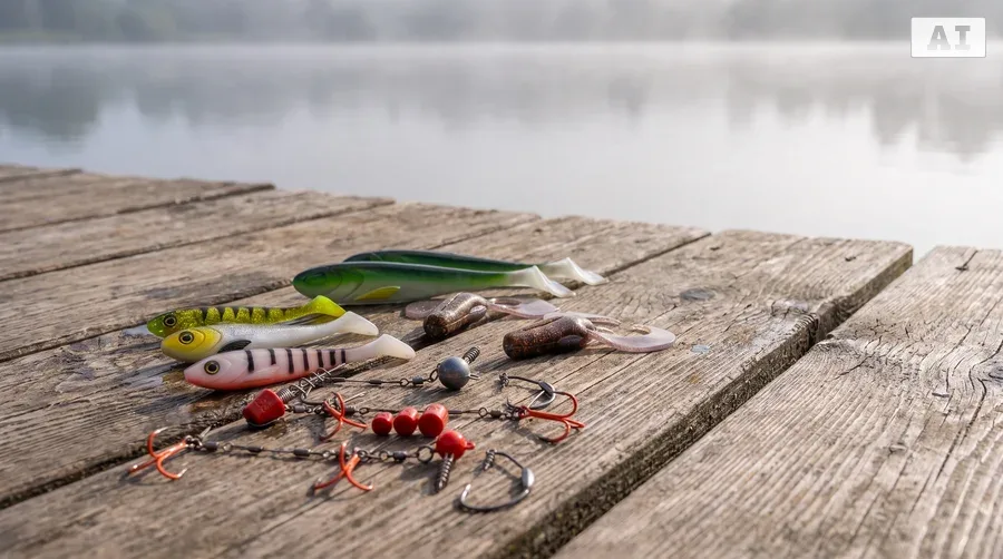 Zite Fishing Big Bait Starter-Set – Hechtköder, Hechtsysteme, Offset-Haken & 2x Window Bag GRATIS für Großhecht - Vielseitig am Süßwasser-Spot