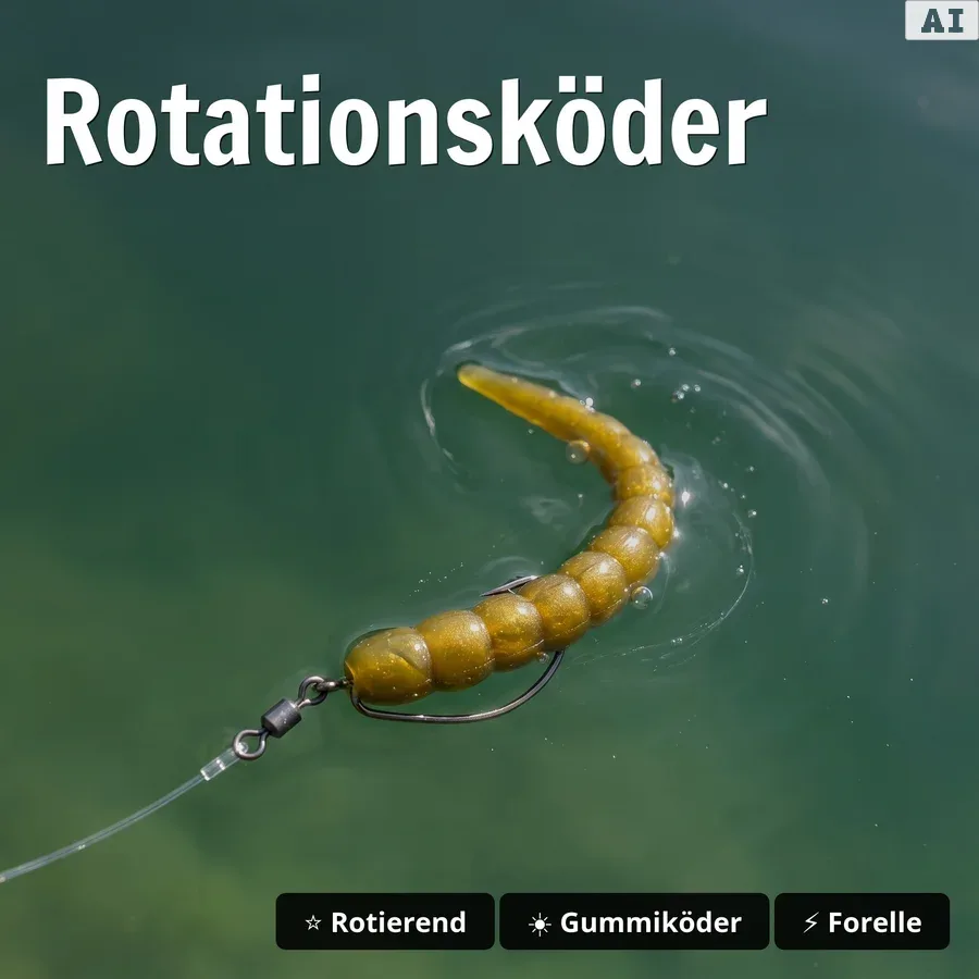 Zite Fishing Curly Viper Golden Olive 6,5 cm – Forellenköder Limited Edition, Dose mit 8+4 Stück GRATIS - Rotationsköder