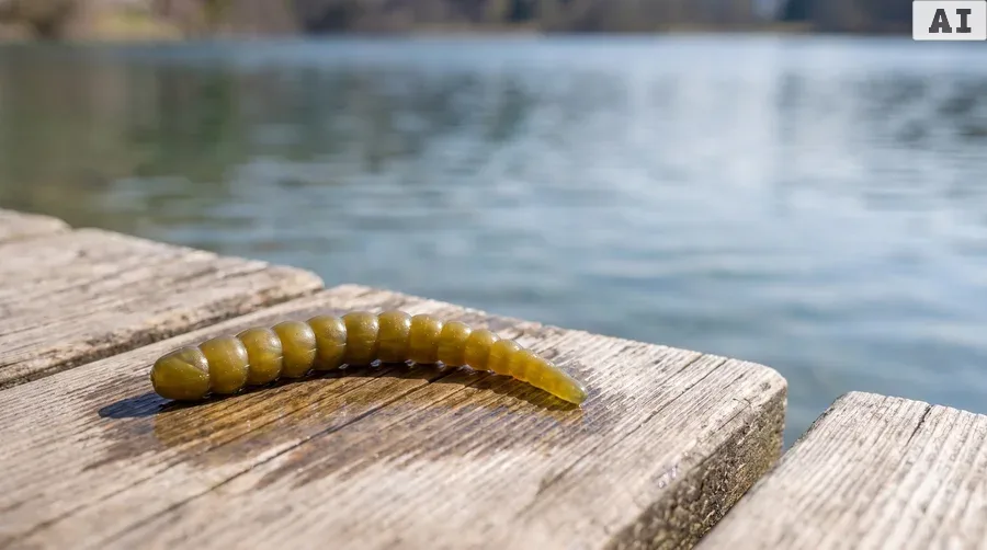Zite Fishing Curly Viper Golden Olive 6,5 cm – Forellenköder Limited Edition, Dose mit 8+4 Stück GRATIS - Forellen-Magnet für UL-Tackle