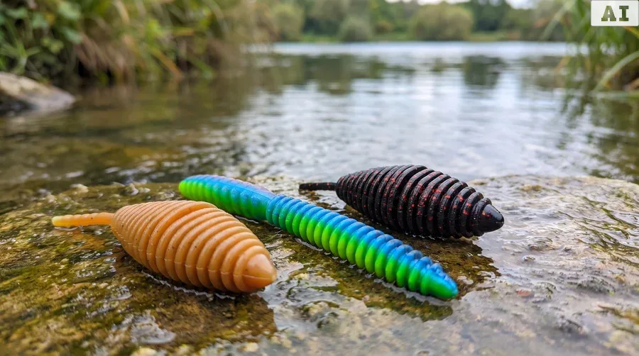 Zite Fishing Forellenköder Mix L – 9 Gummiköder-Sets für Forelle | Käse & Knoblauch | UL, Sbirolino, Dropshot - Vom Bach bis zum See