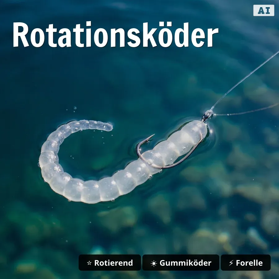 Curly Viper Glow Knoblauch 6,5 cm 8 Stück – Forellen Gummiköder UV-aktiv - Rotationsköder