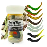 Curly Viper Allround Mix Knoblauch 6,5 cm Rotationsköder Forelle 8 Stück