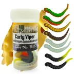 Curly Viper Allround Mix Käse Gummiköder Forelle mit Aroma 6,5 cm 8 Stück