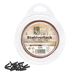 Stahlvorfach braun 10m auf Rolle 6 kg inkl. Klemmhülsen Zite Fishing
