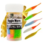 Zite Fishing Biggle Worm Schock Mix Käse 6,5 cm 8 Stück