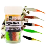 Zite Fishing Biggle Worm Allround Mix Knoblauch 6,5 cm 8 Stück