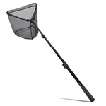 Kescher Gummiert Schwarz mit Easy-Teleskopfunktion 2,40m Zite Fishing