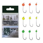 Tungsten Jighaken Neon 0,3-1,2 g 9 Stück Forellenhaken Zite Fishing