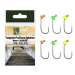 Zite Fishing Premium Tungsten Pro Sharp Jighaken Neon #6 - Teflonbeschichtete Forellen-Haken mit Tungstenperle
