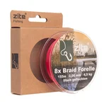 Geflochtene Schnur 8x Forelle Angeln Forellenschnur 155m 0,06mm Rot Zite Fishing