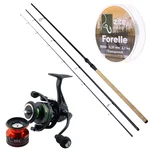Sbirolino Komplettset mit 360 cm Sbiro Rute 3–25 g, Spinnrolle 3000 & 550 m 0,20 mm Monoschnur