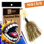 Inzite Blader Bladed Jig 10 g – Haken 3/0 – Chestnut Bite – Starke Vibration & Trailerfähig