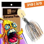 Inzite Blader Bladed Jig 21 g – Haken 3/0 – Banana Peel – Starke Vibration & Trailerfähig