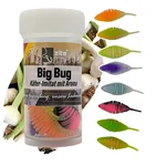 Big Bug Schock Mix Knoblauch – 8 Stück Forellenköder, 5 cm, Käfer-Imitat mit Duft, Dose
