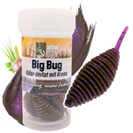 Big Bug Glowy Plum Knoblauch 5 cm – Forellenköder mit Käfer-Imitat, Gummiköder UL-Angeln, 8 Stück