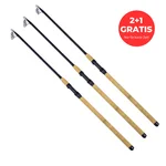 Tele Trout 3 für 2 - Carbon 330cm Forellenrute 3 STK Allround 10-40g Teleskoprute