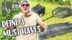 Bootskescher Gummiert Groß & Faltbar 70x85cm Zite Fishing Video